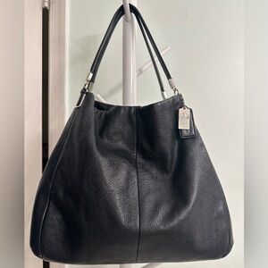 Coach Madison Phoebe Shoulder Bag Pebbled Leather
